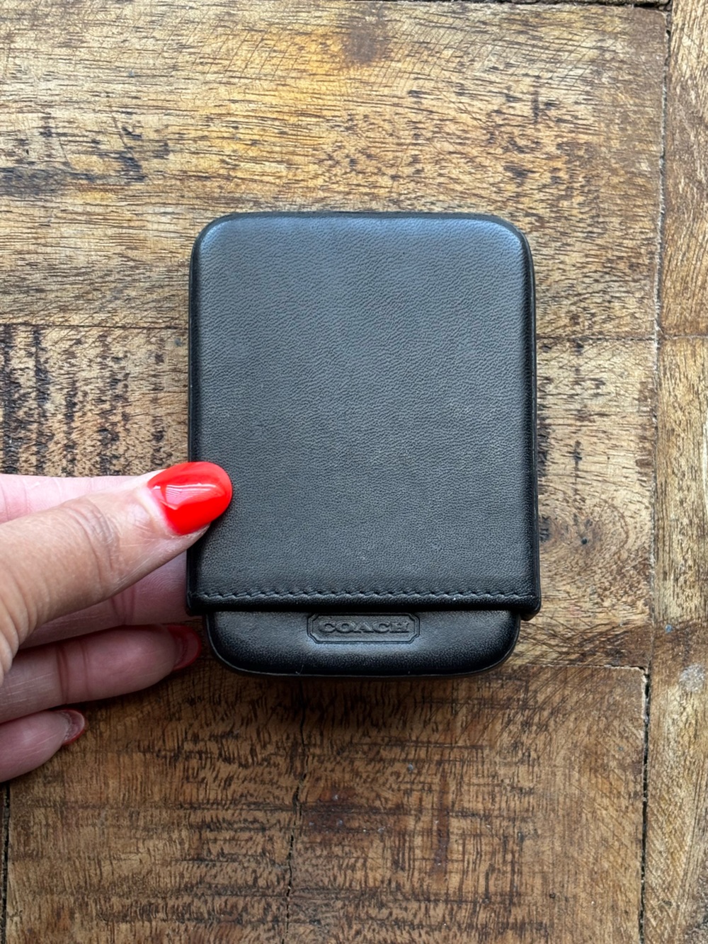 🖤🪙🪪m COACH Leather Business Card Case